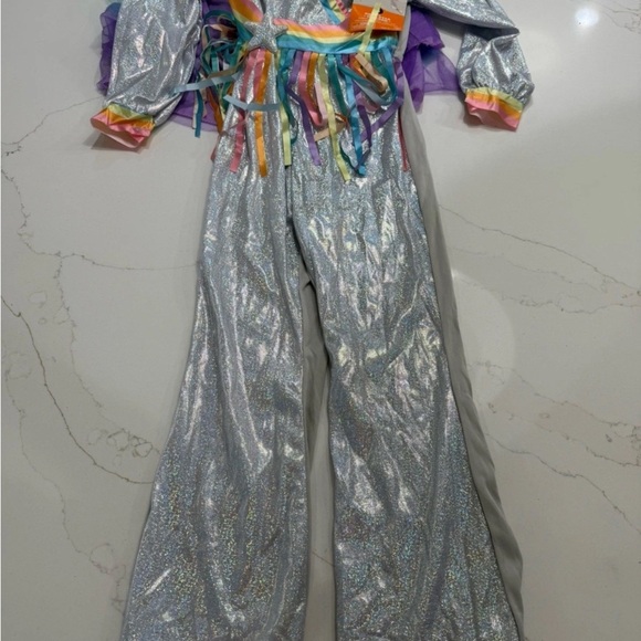 Silver and Pink Rock Star Unicorn Halloween Costume - Picture 2 of 7